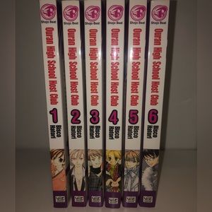 Ouran high school host club manga English volumes 1-6